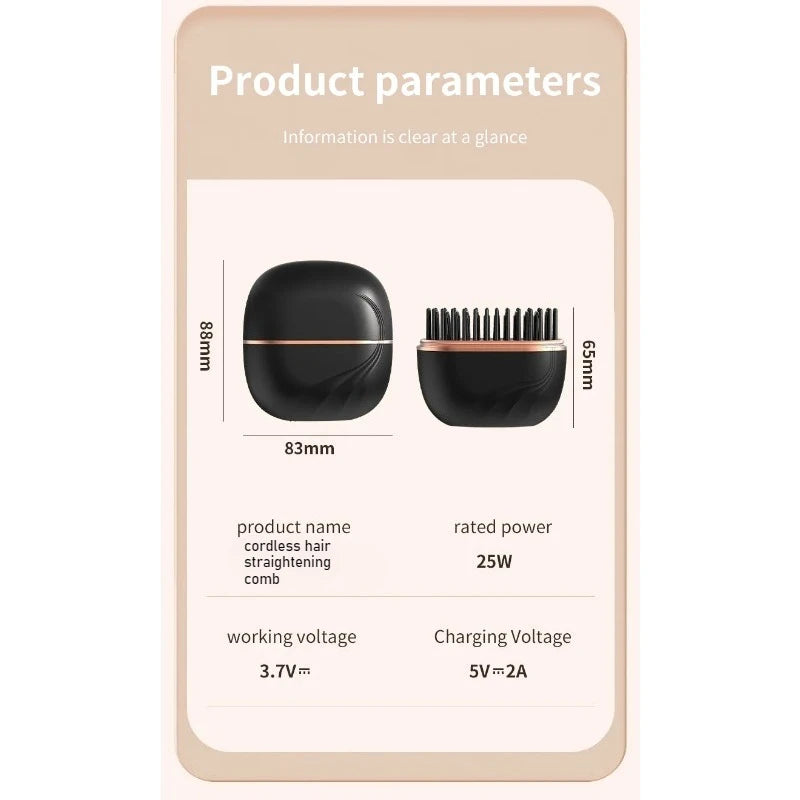 Mini Straightener Brush